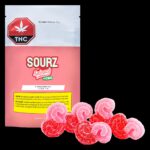 Sourz by Spinach - Strawberry Watermelon CBG 4:1 Gummies (5 pk)