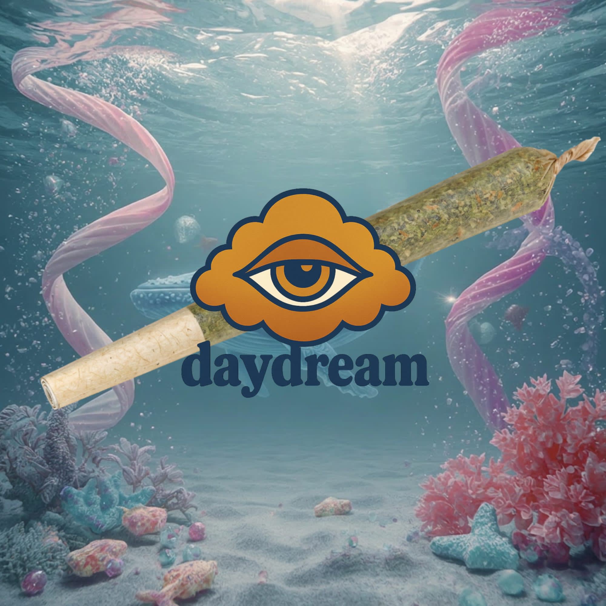 Source photograph: daydream – Blue Whalez Infused P/R
